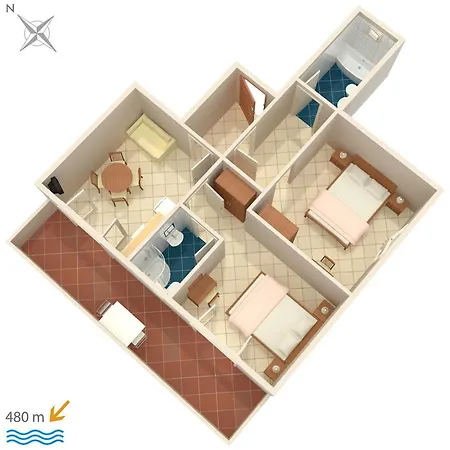 With A Parking Space Hvar - 4593 Appartement *